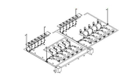 Sanitary Installation And Isometric Plan Cad Drawing Details Dwg File