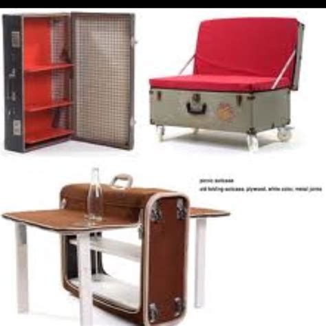 Upcycled Luggage Diy Furniture Old Suitcases Suitcase Furniture