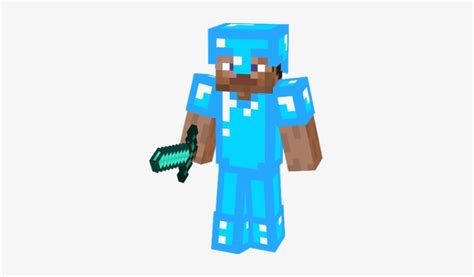 Diamant Steve Steve Minecraft With Diamond Sword And Armor