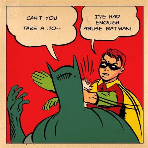Origin Of The Batman Slapping Robin Meme Comics Amino