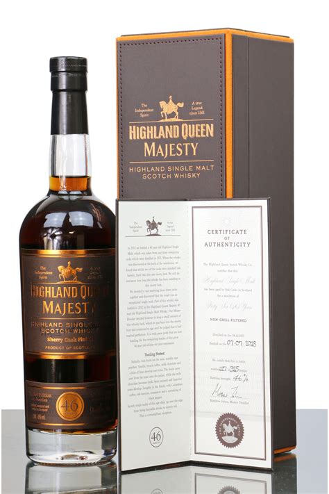 Highland Queen Majesty 46 Years Old 1971 Sherry Cask Finish Limited