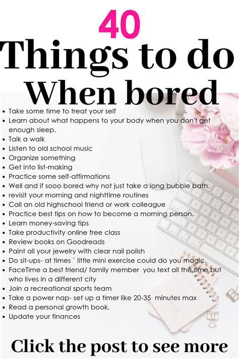 Things To Do When Bored 40 Productive Ideas Things To Do When Bored