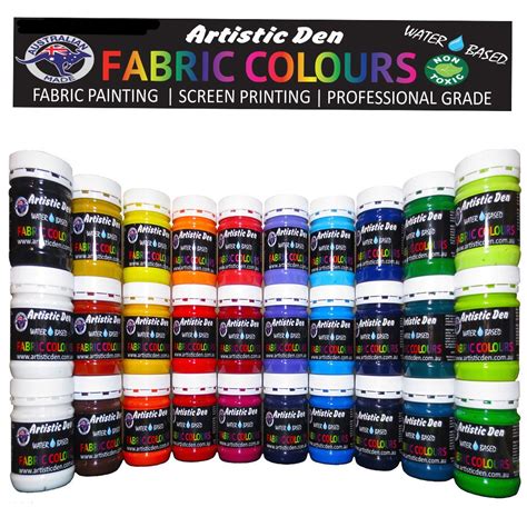 Permanent Fabric Paint Setnon Toxic Safe For Kidsfabric Paint Supply