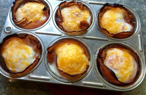 Skinny Cheesy Baked Ham And Egg Cups Simple Nourished Living