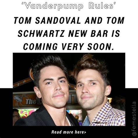 ‘vanderpump Rules Tom Sandoval Confirms Tom Tom Bar Open Date Kind Of — Femestella