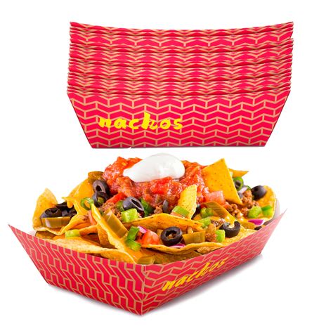 Buy Nacho Trays Disposable Paper Nacho Chip Trays For Concessions And