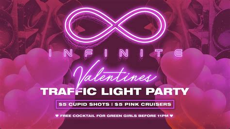 Infinite Valentines Traffic Light Party 5 Pink Cruisers Infinite