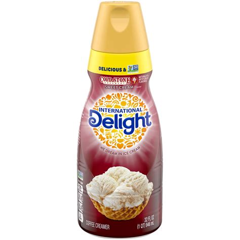 International Delight Cold Stone Creamery Sweet Cream Coffee Creamer Oz Walmart Com