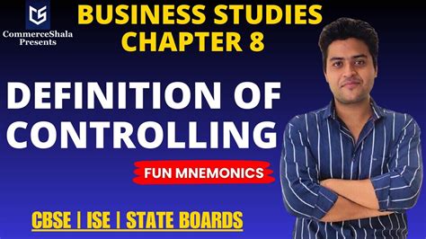 Chapter 8 Definition Of Controlling Business Studies Class 12th