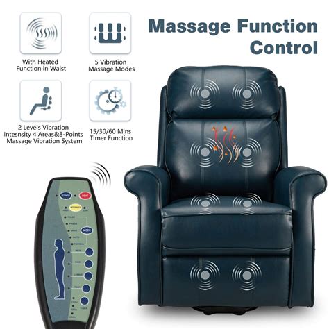 esright electric power lift recliner chair faux leather electric recliner for elderly with