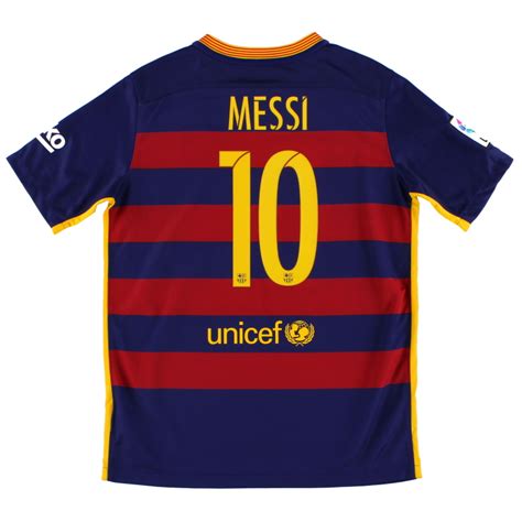 2015 16 Barcelona Home Shirt Messi 10 Xlboys