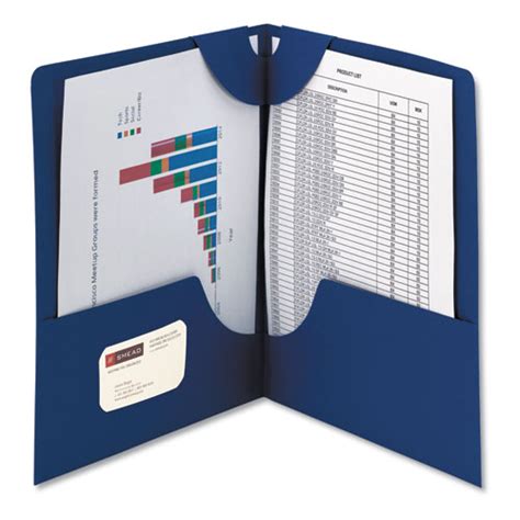 Smead™ Lockit Two Pocket Folder Textured Paper 100 Sheet Capacity 11