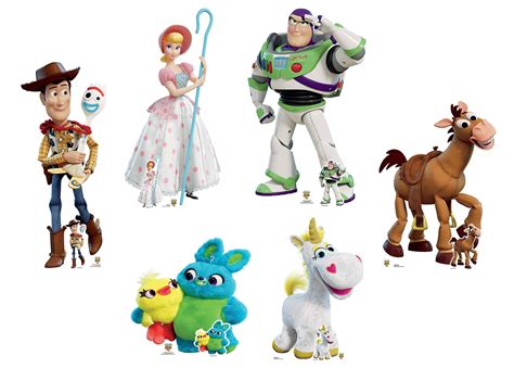 toy story 4 official disney lifesize cardboard cutout standee collection set of 6 fruugo us