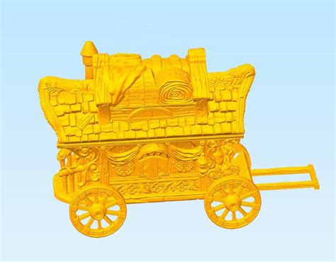 Dnd Gypsy Wagon Merchant Wagon Traveler Caravan Cart Gypsies Etsy