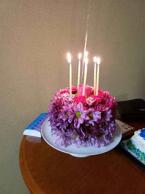 Birthday Wishes Flower Cake® Vibrant Birthday Wishes Flowers Flower