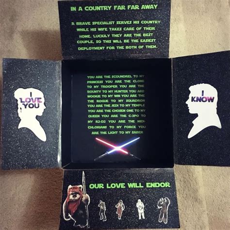 Star Wars Deployment Care Package I Made For My Husband