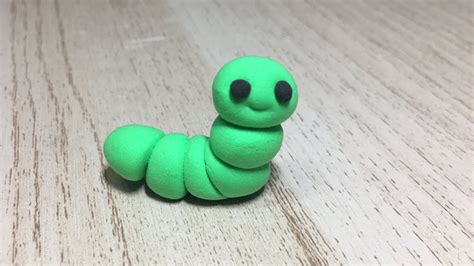 How To Clay Worm Molding Animals Polymer Clay Pikky Clay Youtube