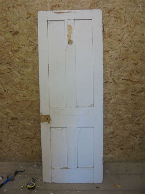 (this comma use is correct, because it is an example of extreme contrast.) 4 Panel White Painted Plain Door - Authentic Reclamation
