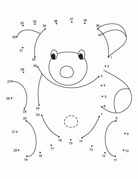 For older preschoolers and kindergarten kids, you'll find a dot to dot page for numbers 1 through 20. Connect The Dots 1-20 - Coloring Home