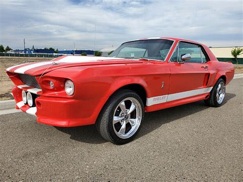 1967 Ford Mustang Shelby Gt500 Cobra Eleanor Tribute C Code V8 Race Red