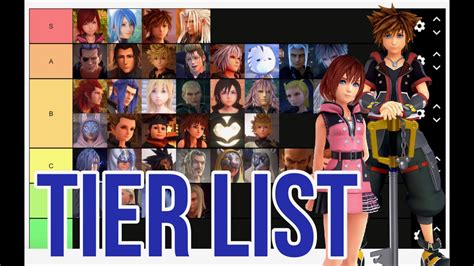 Kingdom Hearts Characters Tier List Kh Cast Ranked Youtube