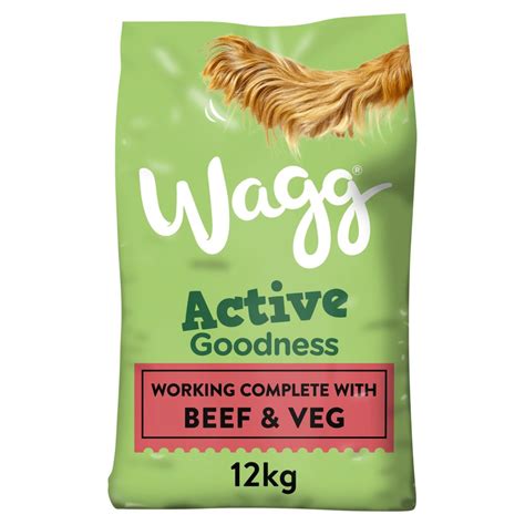 Wagg Active Goodness Complete Rich In Beef And Veg 12kg Bestway Wholesale