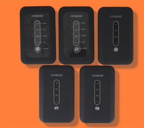 Lot Of 5 T Mobile Coolpad Surf Cp332a Hotspot Wifi 4g Lte 610214659743