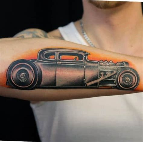 All of our artists currently work at the west salem location. 70 Hot Rod Tattoo Designs For Men - Automobile Aficionado ...