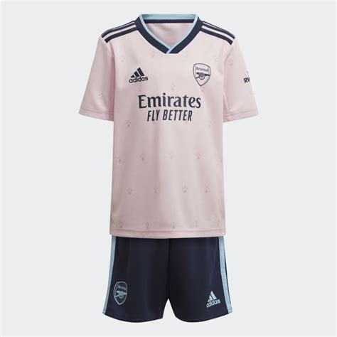 Adidas Arsenal 2223 Third Mini Kit Pink Adidas Uk