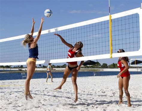 Beach Volleyball A Sport That Requires Quick Reflexes And Speed