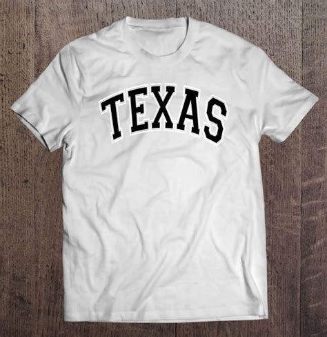 Texas Varsity Style Black Text Pullover