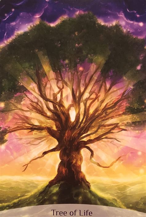Daily Messages From The Angels Angel Card Reader Tree Of Life Art