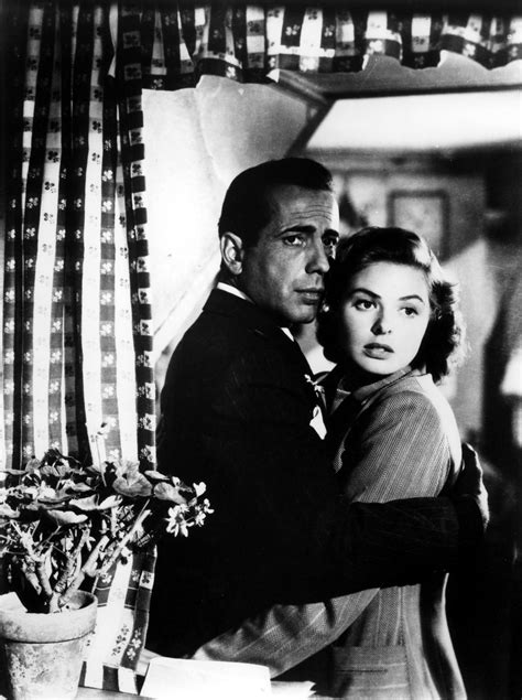Humphrey Bogart And Ingrid Bergman Casablanca Ingrid Bergman Casablanca Noir Movie Ingrid
