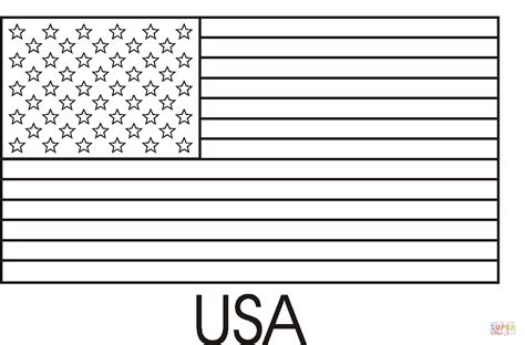 Bandeira Dos Estados Unidos Para Imprimir Coloring City
