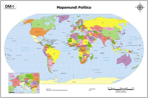 Ideas De Mapas Mapa Politico Del Mundo Planisferios Mapamundi Con