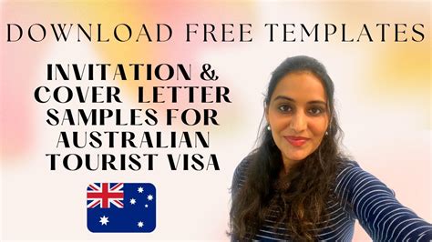 How To Write Invitation Letter And Cover Letter For Australia Tourist Visa Free Templates To