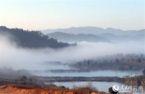 In Pics Picturesque Misty Scenery Of Ninger County Sw Chinas Yunnan