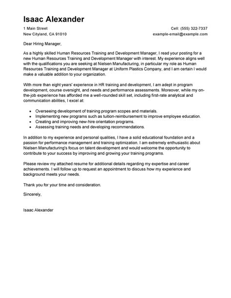 Cover letter opening paragraph for web developer. Best Training and Development Cover Letter Examples ...