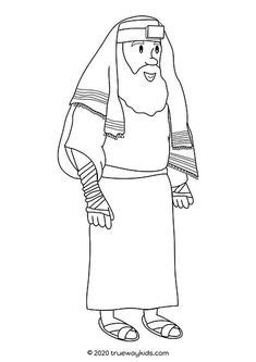 Download Jesus and Nicodemus - John 3 coloring sheet for kids. Free ...