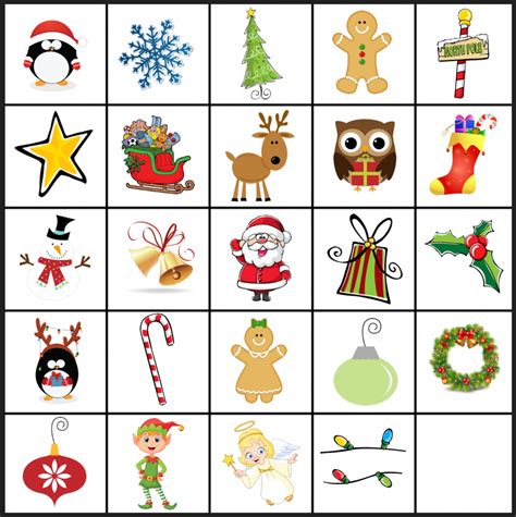 There are many games that can be played while staying indoors and connecting through a zoom call. Free Printable Holiday Party Games for Kids | Christmas bingo, Preschool christmas, Printable ...