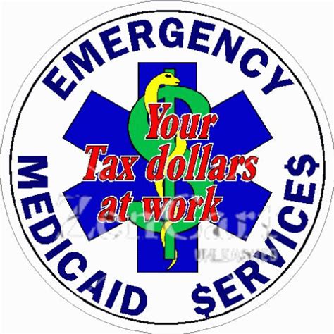 EMS Emergency Medicaid Services Your Tax Dollars At Work Decal [827