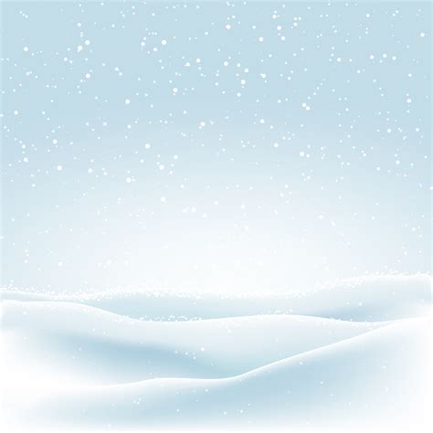 Christmas Background With Snow