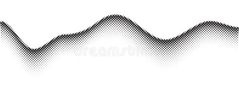Grainy Mountains With Noise Gradient Dotted Stippled Background With
