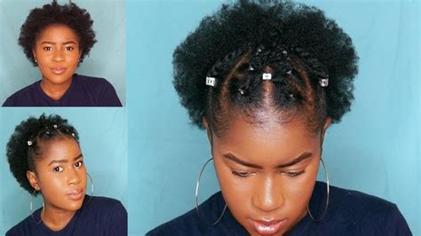 Trendy Two Strand Twist Style On Short 4c Natural Hair Short Natural