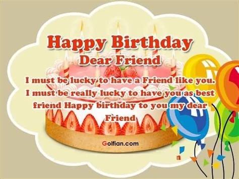 Comment box me apna sujhav jarur de. Happy Birthday Dear Friend Pictures, Photos, and Images ...