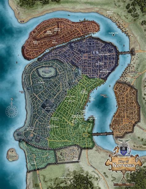 Cities And Maps Of The World Fantasy World Map Fantasy City Map
