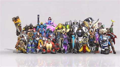 Overwatch All Heroes Animated Wallpaper 1080p Fullhd Youtube
