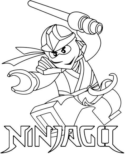 Back to ninjago is a song composed by the fold for the fourth season of lego ninjago: Ninjago free coloring page - Topcoloringpages.net