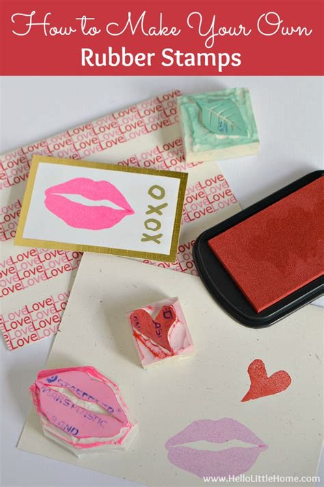 Our seal/stamp designer allows you to create seals and stamps of any complexity. How to Make Stamps at Home (Fun + Easy Tutorial) | Hello ...