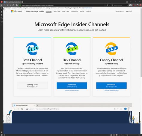 Microsoft Edge Canary Brings Back Legacy Edge S Two Page Layout For Vrogue